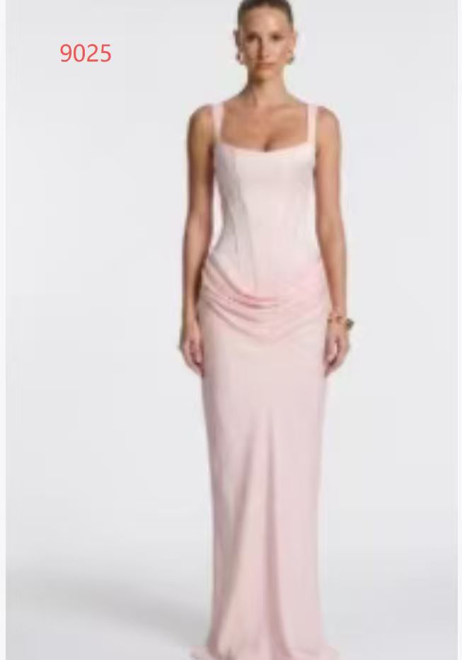 Vestido Elegante Sirena Sin Mangas