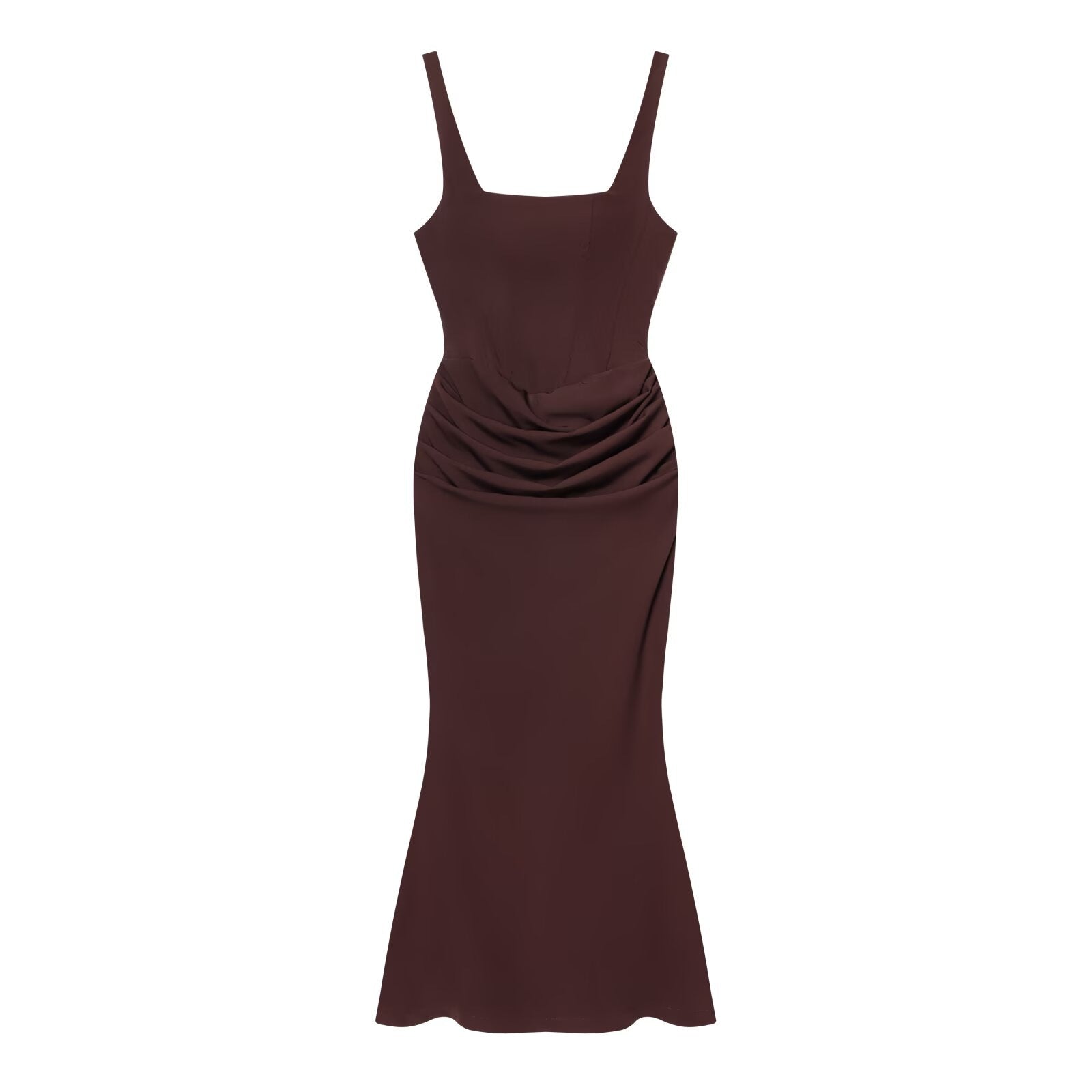 Vestido Elegante Sirena Sin Mangas